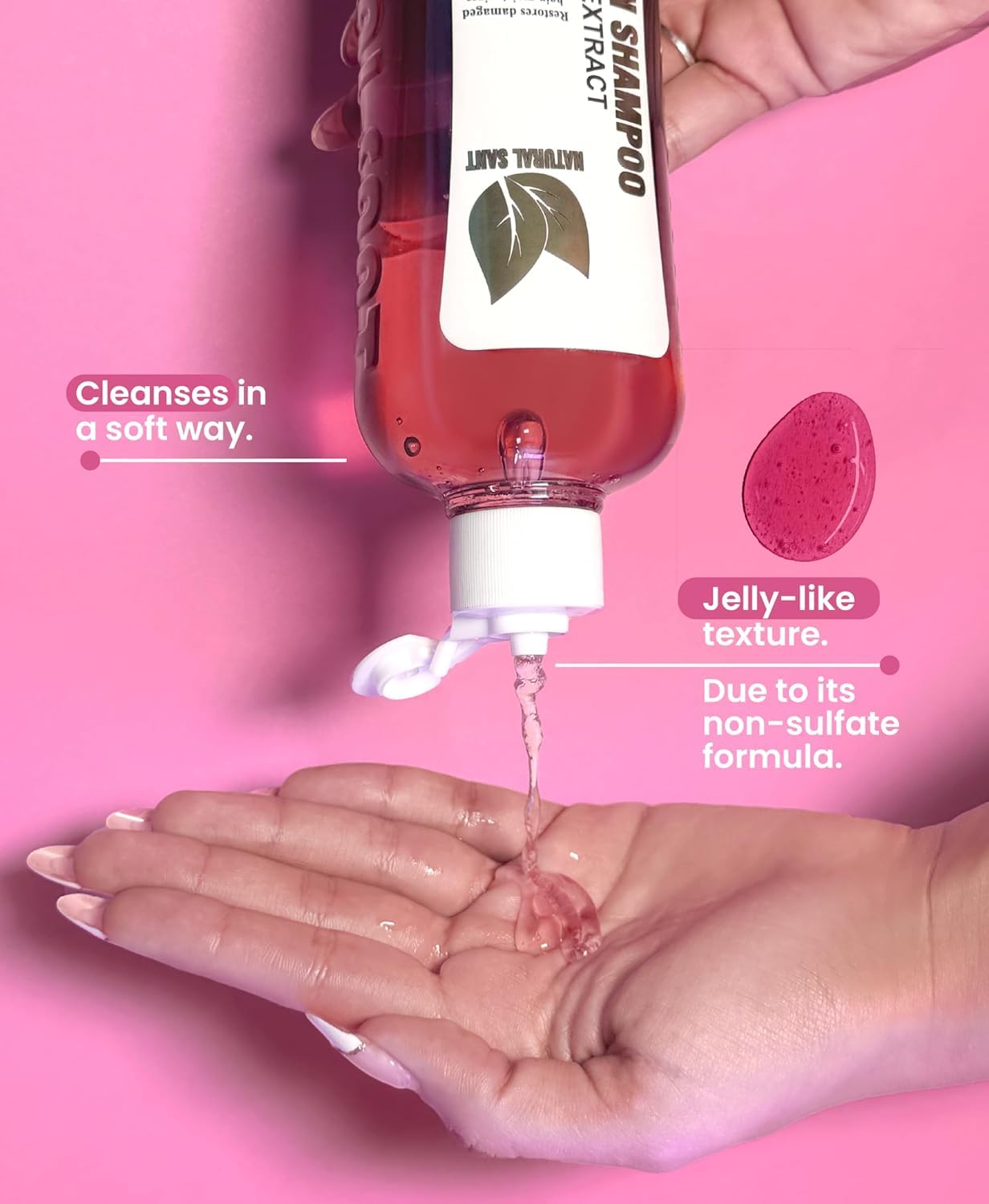 Natural Sant routine-ready display showing shampoo and treatment pairing.