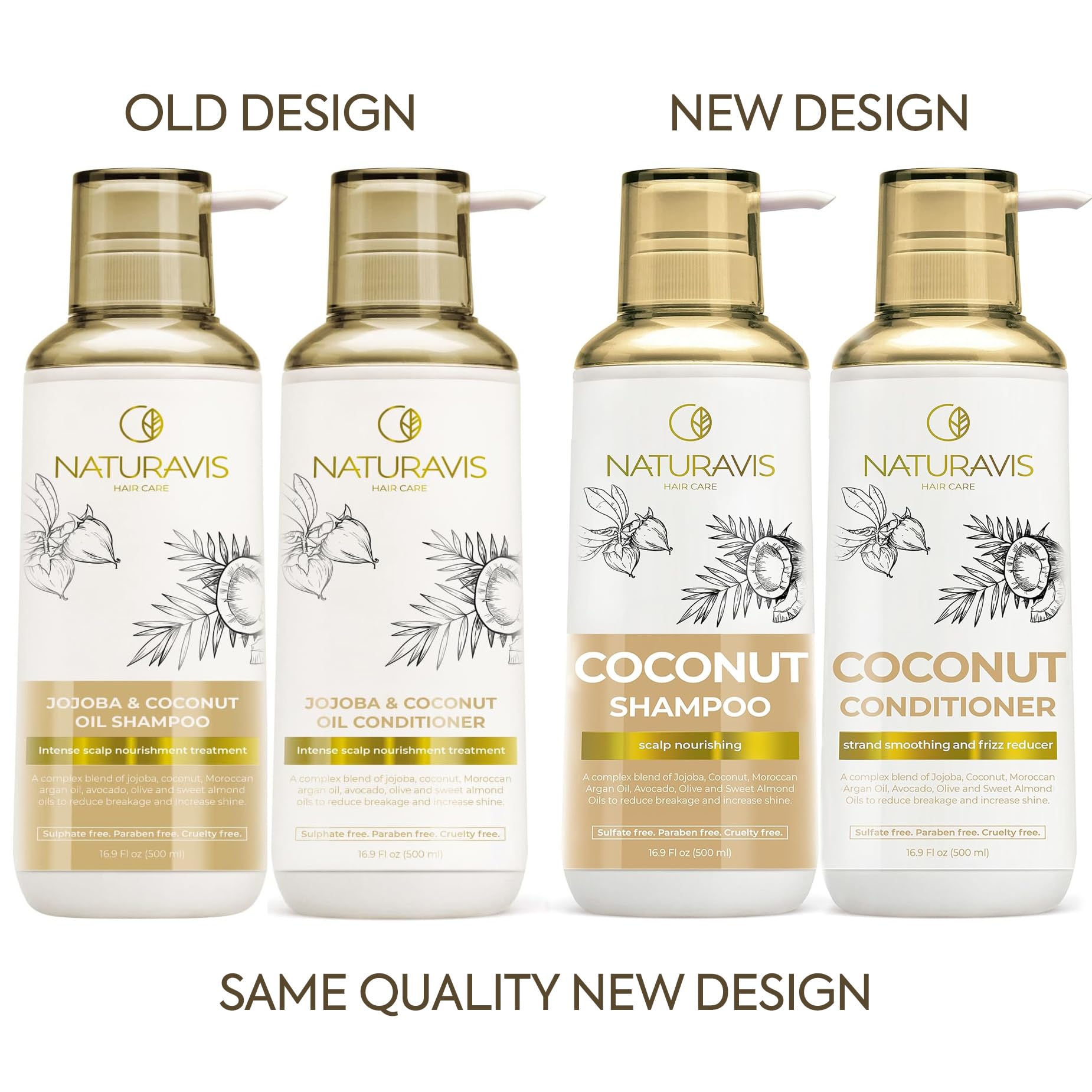 NATURAVIS bathroom shelf display suggests daily-use hair care routine.