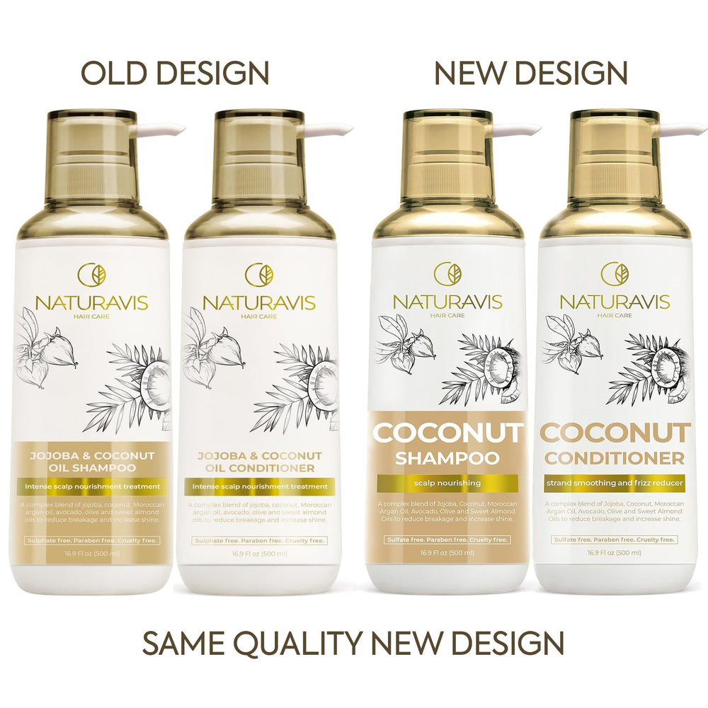 NATURAVIS bathroom shelf display suggests daily-use hair care routine.
