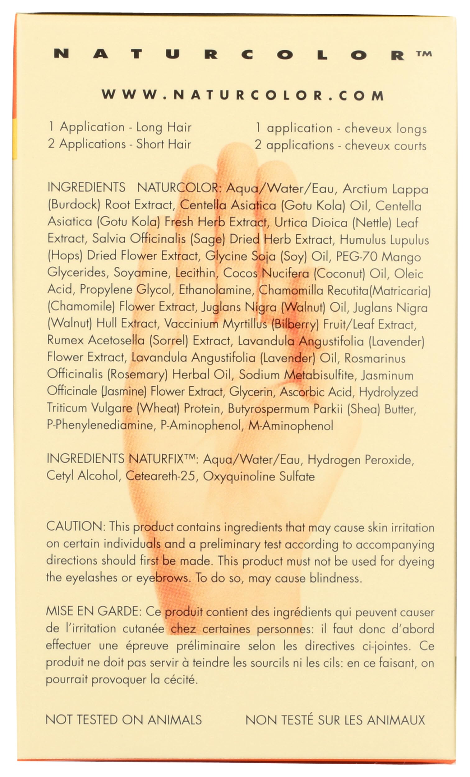Naturcolor 31-color collection image showcases broad shade options.
