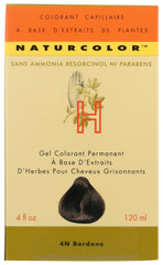 Naturcolor Burdock hair color box ready for easy at-home application.