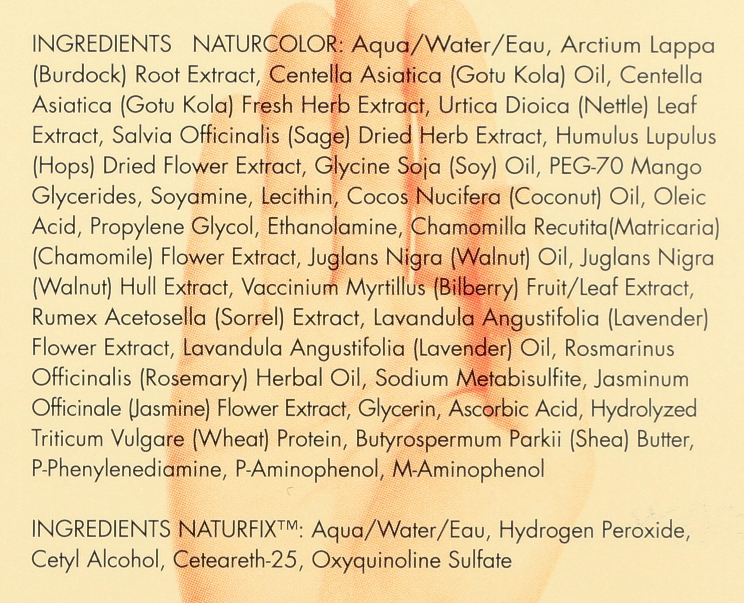 Naturcolor Cola 31-color collection displayed for shade options.