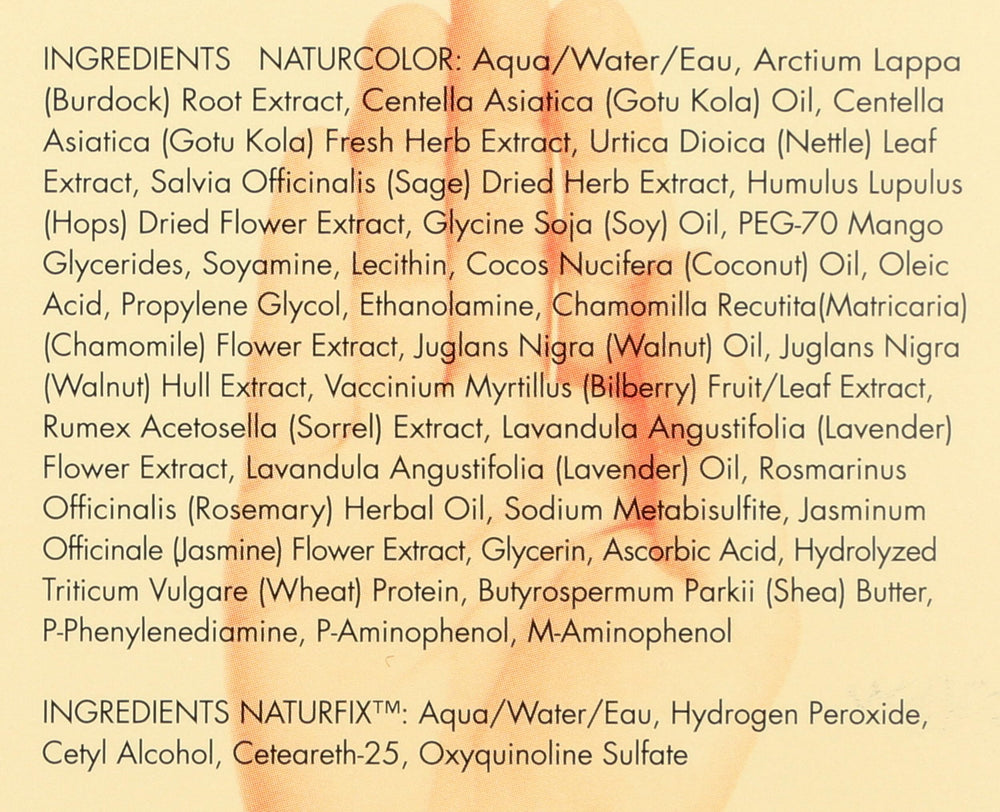 Naturcolor Cola 31-color collection displayed for shade options.