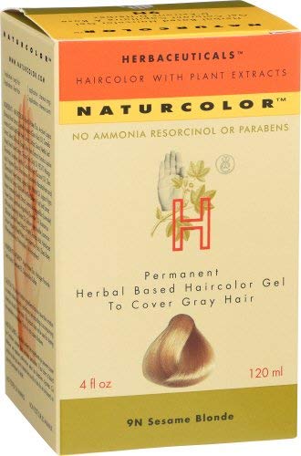 Naturcolor sesame blonde natural ingredients including coconut oil for nourished hair