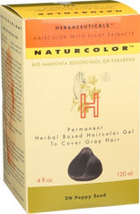 Naturcolor Poppy Seed application step illustrates quick color in under an hour.
