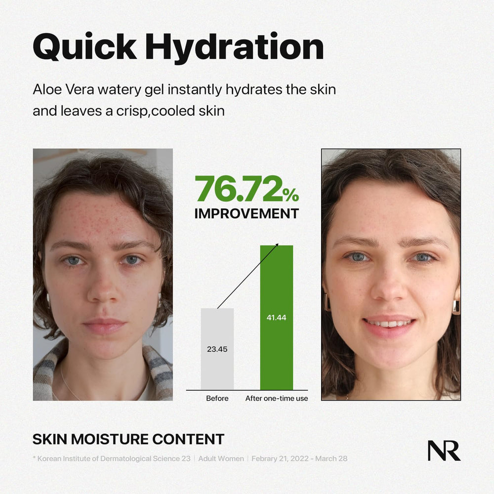 Nature Republic Aloe Vera aftersun cooling pack provides a refreshing, cooling sensation on skin.