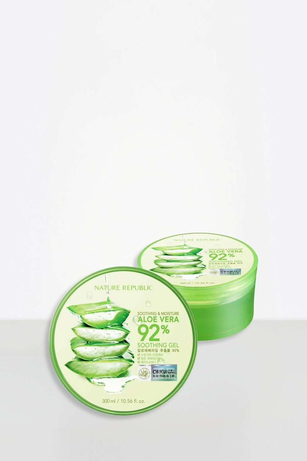 Nature Republic Aloe Vera 92% Gel nourishes hair and scalp