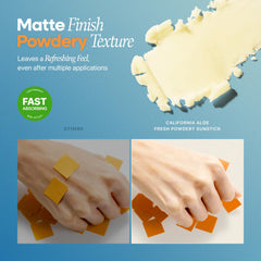 Nature Republic California Aloe Sun Stick provides a transparent finish without white cast