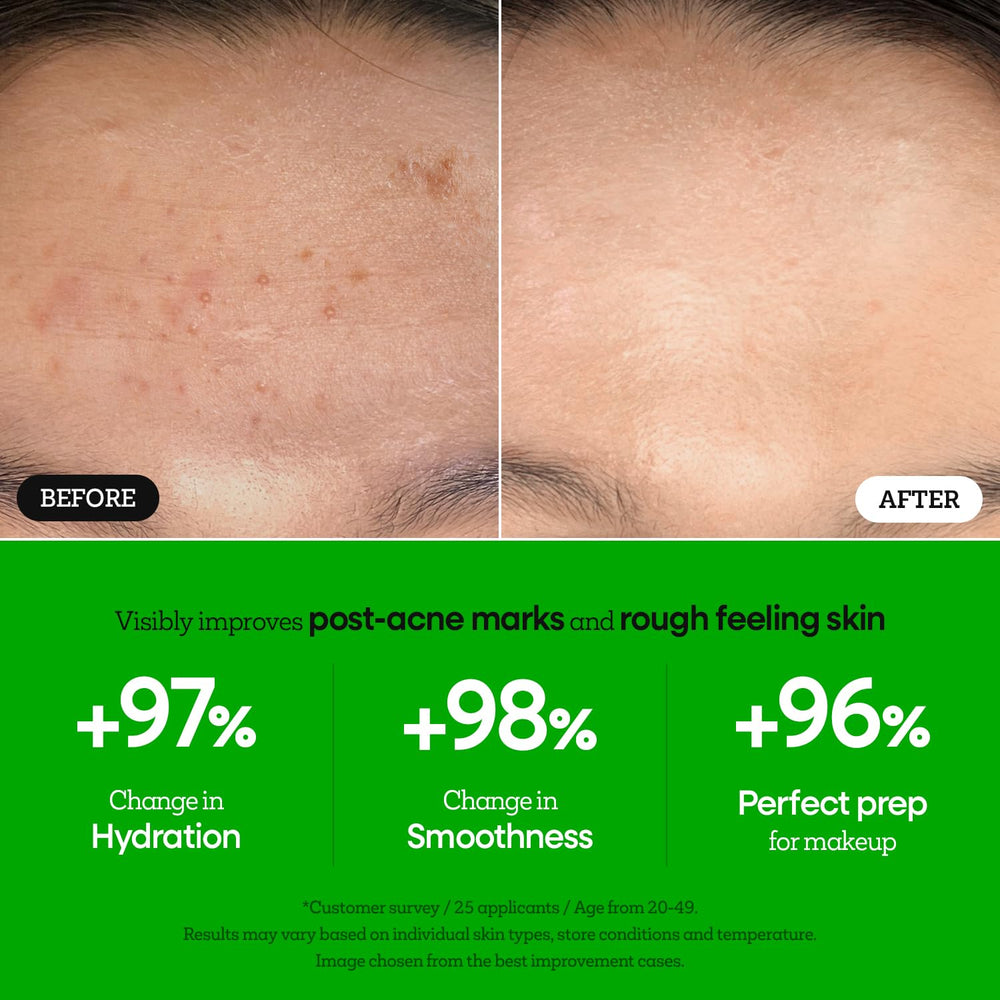 Ingredients closeup highlighting peptides and Niacinamide for glow