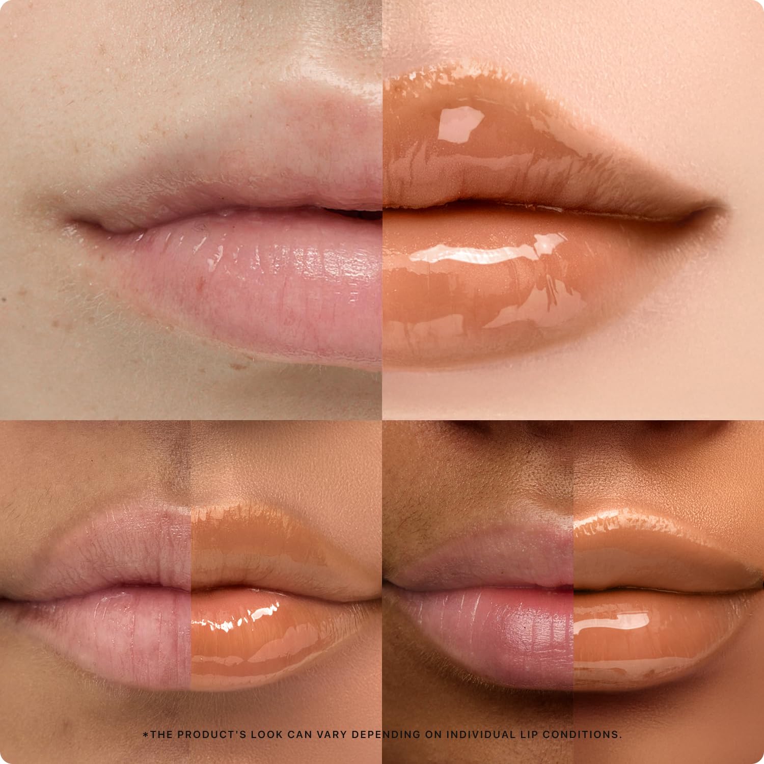 Nature Republic Honey Melting Lip nude shade on lips for soft glow
