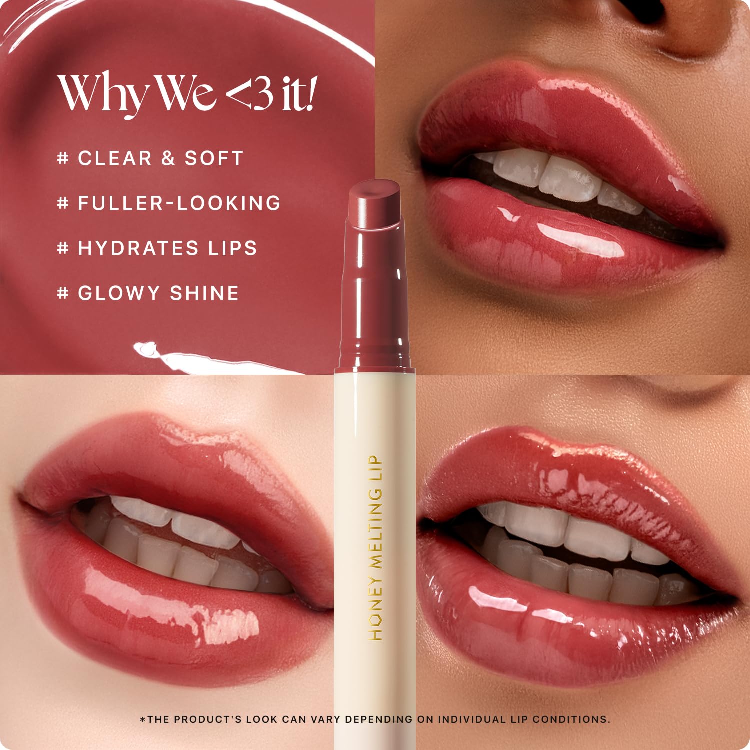 Nature Republic Honey Melting Lip 05 Plum gloss highlight with rich color