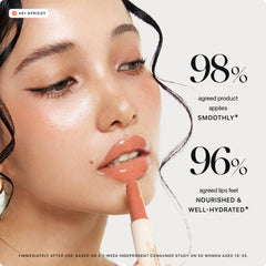 Nature Republic Honey Melting Lip Apricot swatch with sheer tint