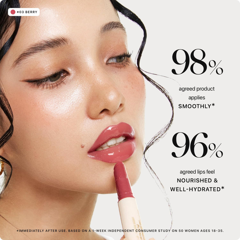 Nature Republic Honey Melting Lip Berry lip application with smooth glide.