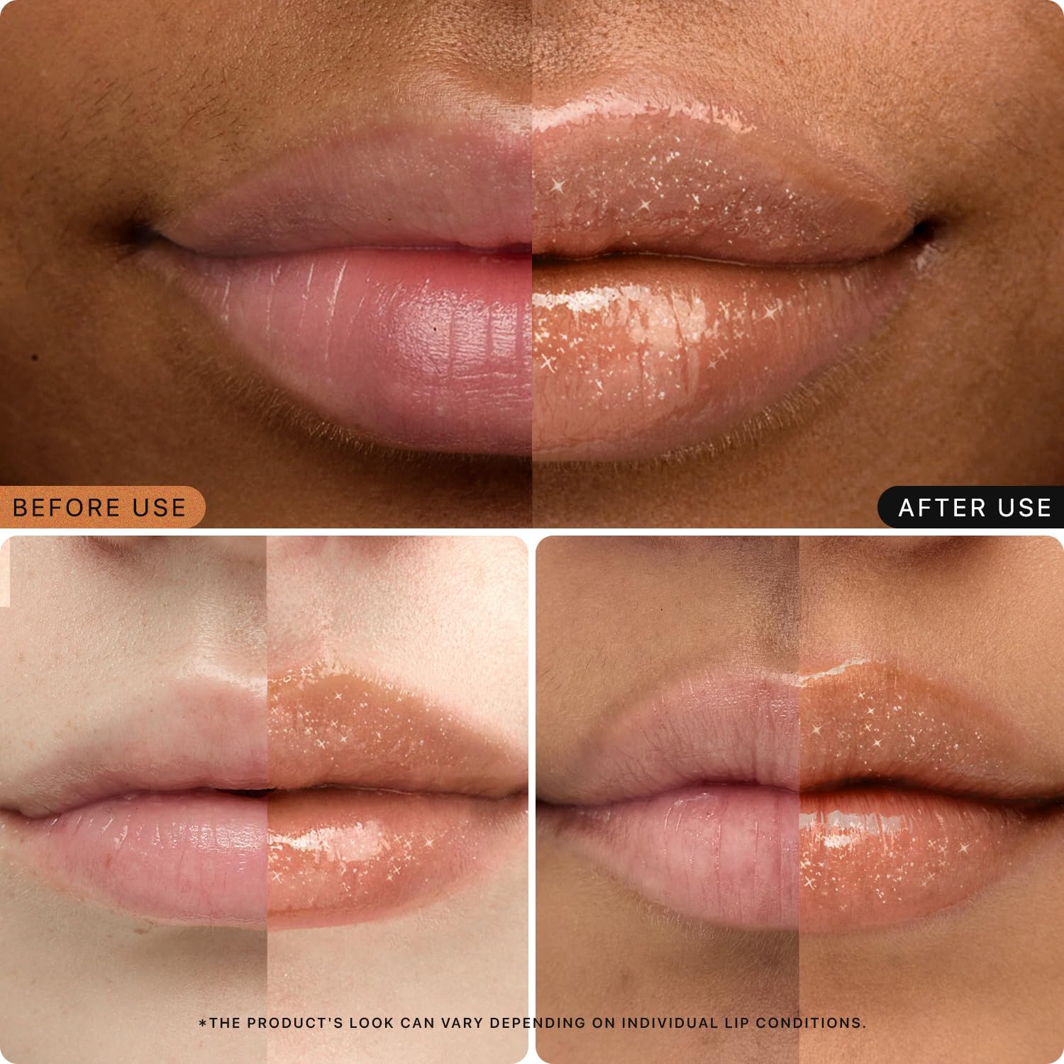 Nature Republic Honey Melting Lip Glitter 14 Maple honey texture adds moisture feel