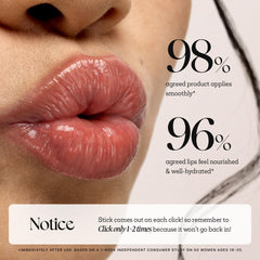 Nature Republic Honey Melting Lip gloss-balm-hybrid close-up highlights a nourishing, plump-looking sheen.