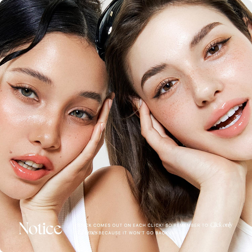 Nature Republic Honey Melting Lip Grape on lips provides a soft glow.