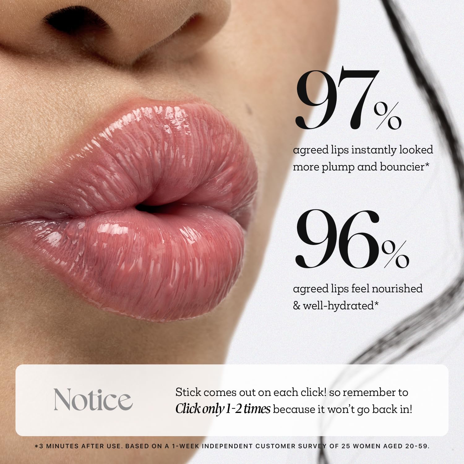 Nature Republic Honey Melting Lip Plumping gray shade swatch adds subtle glow
