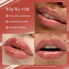 Nature Republic Honey Melting Lip shine-finish video-shot emphasizes a radiant, hydrating glow.