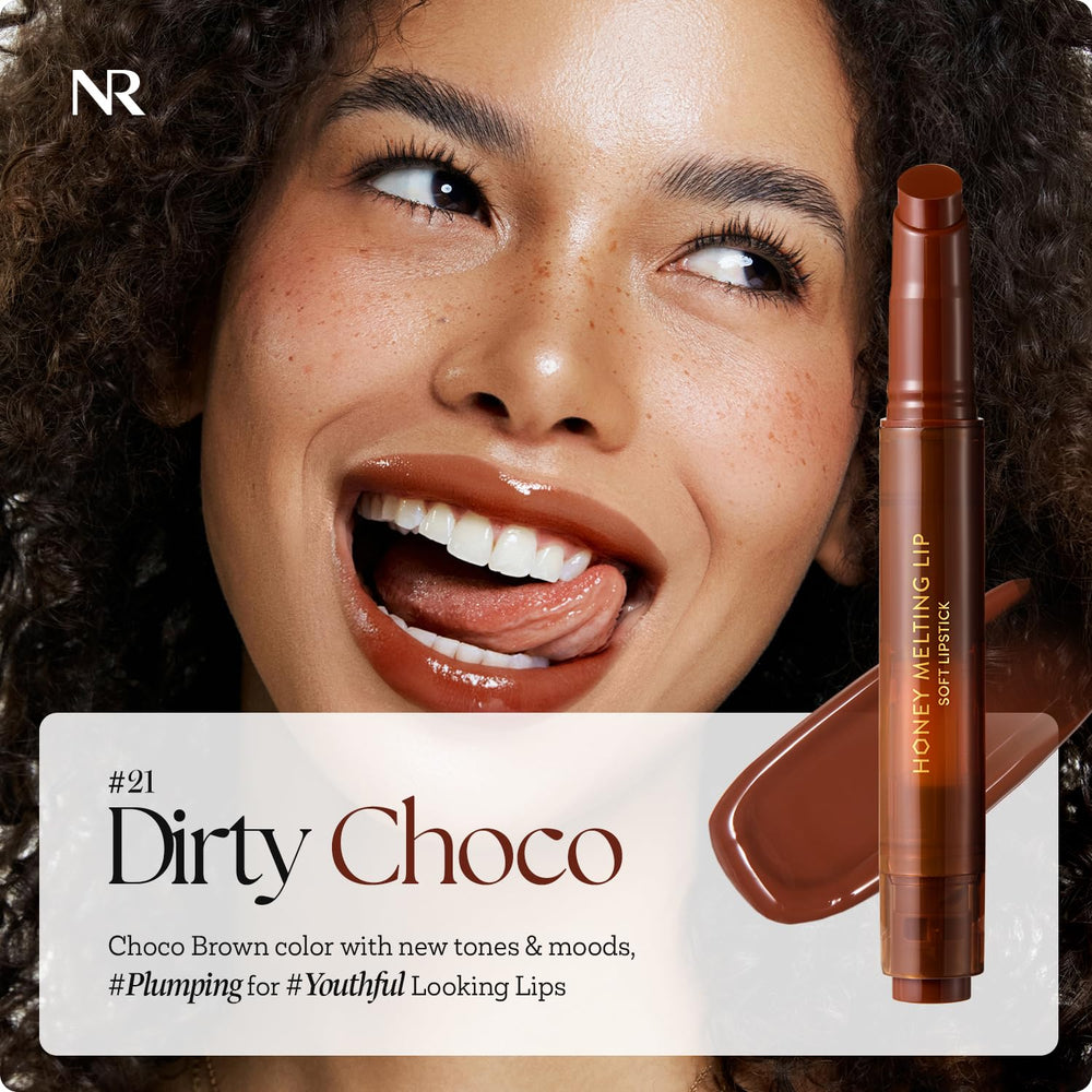 Nature Republic Labial Miel Derretida, barra-aplicación suave para labios secos.