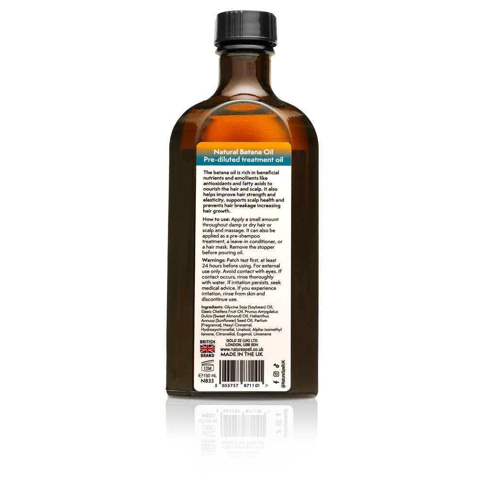 Nature Spell Batana Oil made in the UK with careful sourcing.