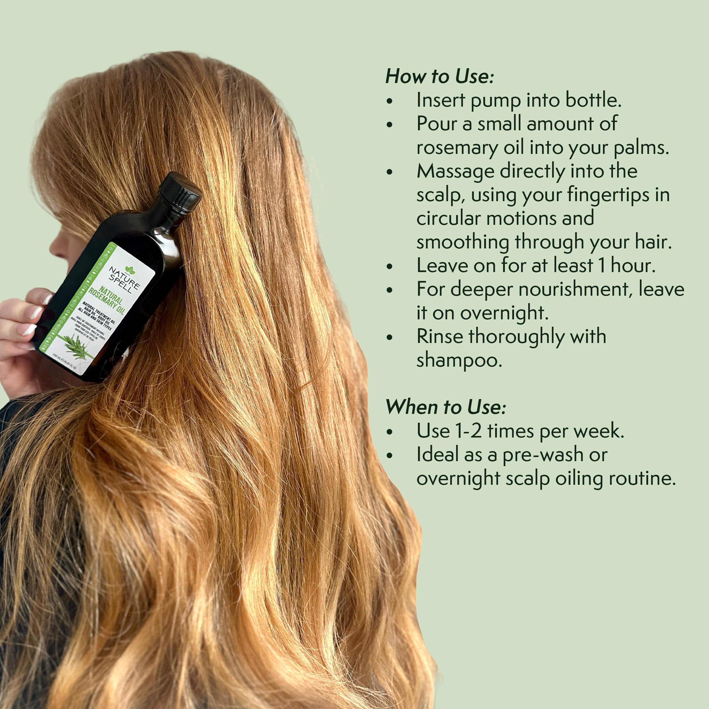 Nature Spell bleached-hair-care image suggests gentler treatment for over-processed hair.