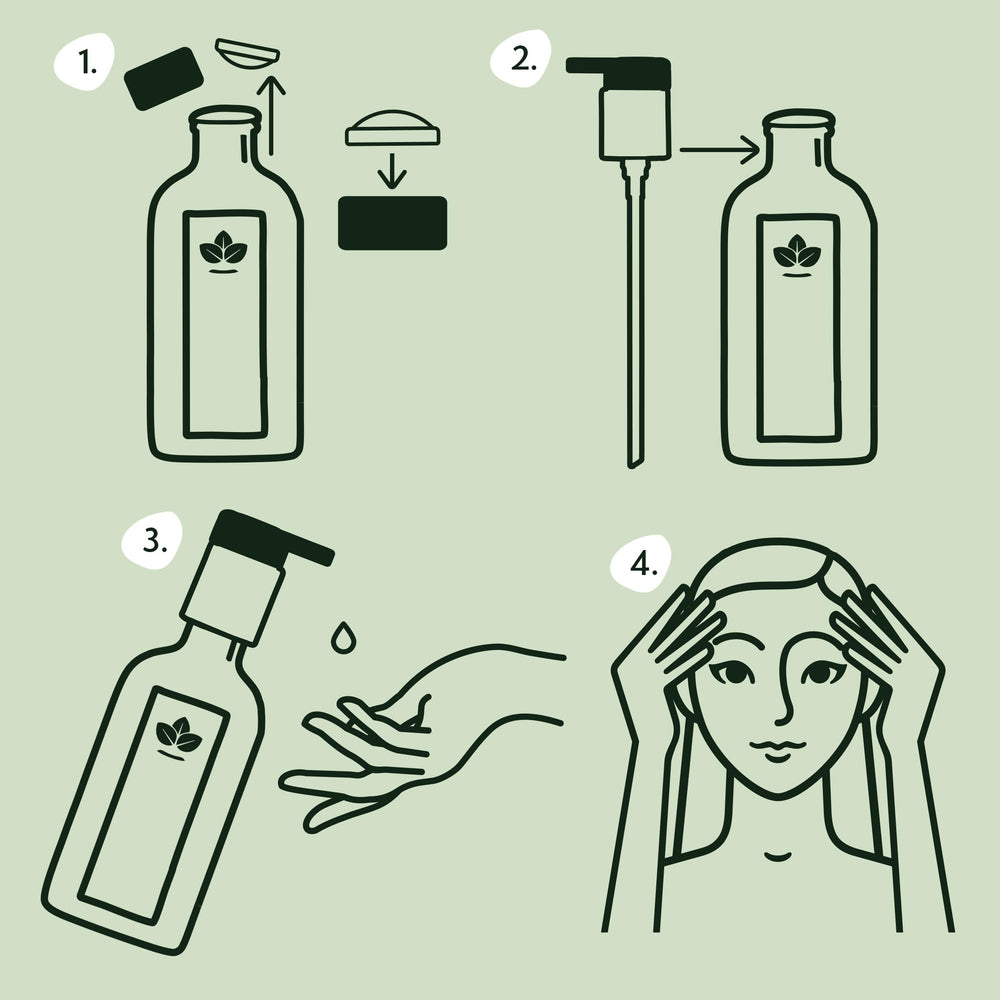 Nature Spell dry-damaged-hair demonstrates smoother ends and improved moisture.