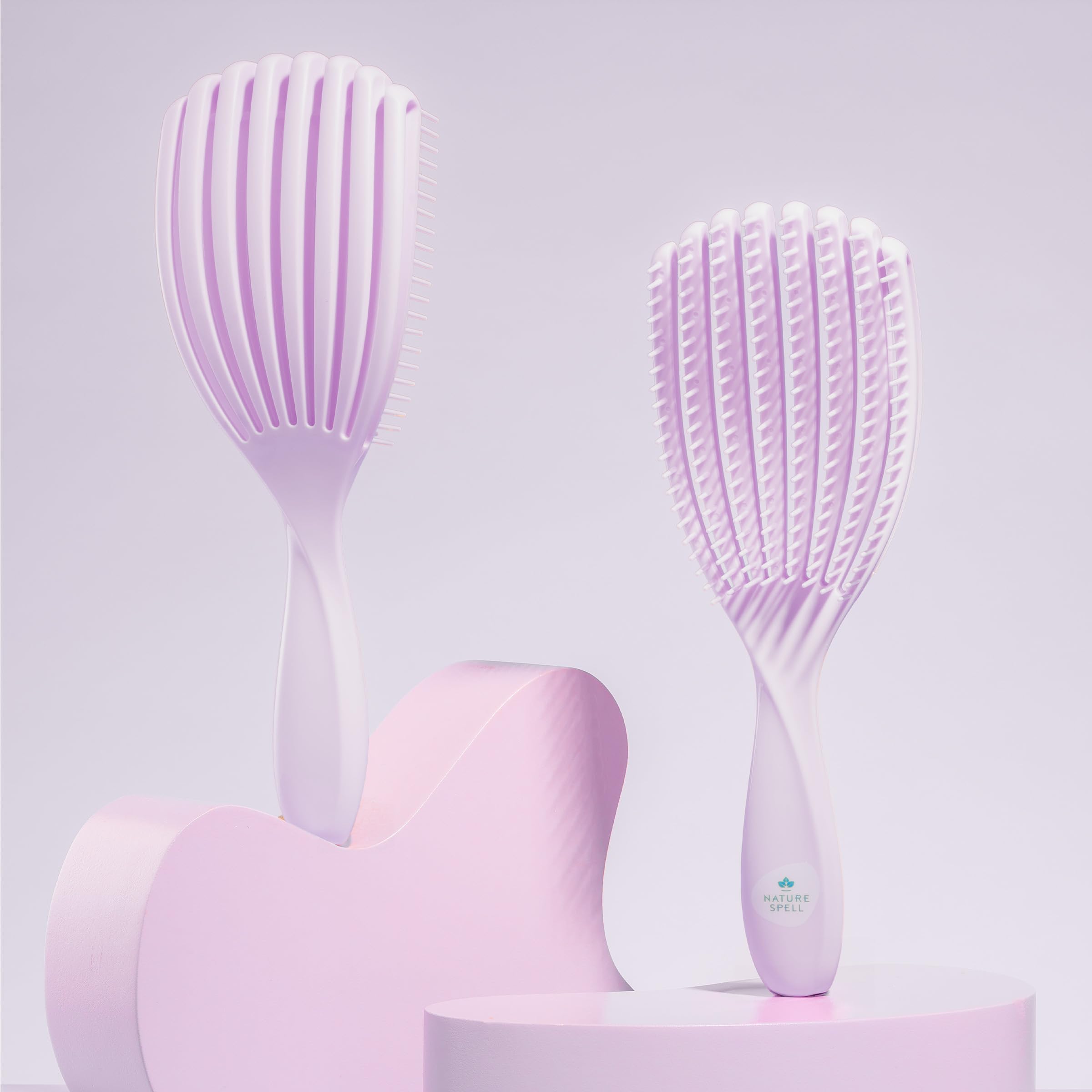 Nature Spell FlexiFlow brush is suitable for all hair types and ages during routine care