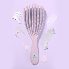 Nature Spell FlexiFlow brush offers easy hair removal for a hygienic brushing routine