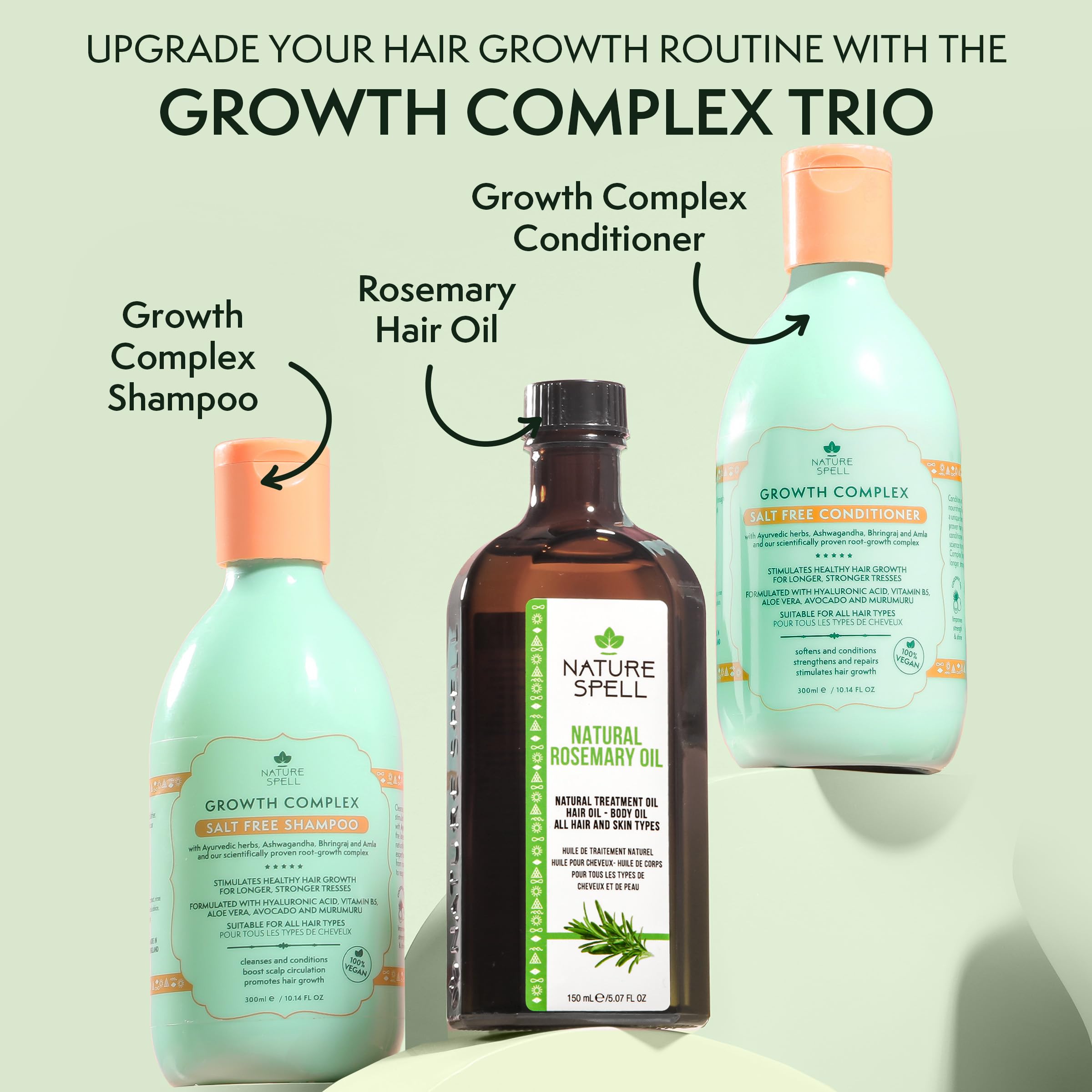 Nature Spell packaging-variation highlights eco-friendly packaging and brand consistency.