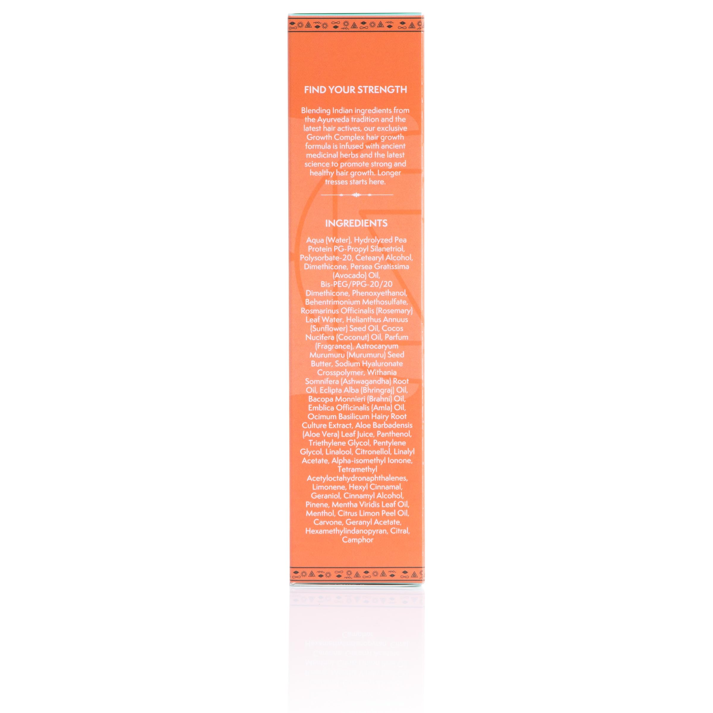 Nature Spell Rosemary Water Leave-In Conditioner packaging shot with usage tips