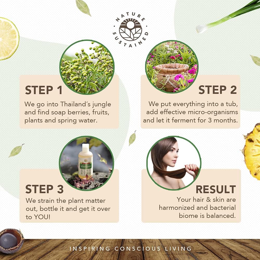 Nature Sustained cruelty-free badge on bottle reinforces ethical, sustainable beauty.