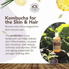 Nature Sustained probiotic-fermented-fruits close-up highlights skin-loving probiotic action.