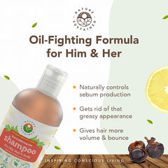 Nature Sustained probiotic ingredients visual spotlights scalp balance potential.