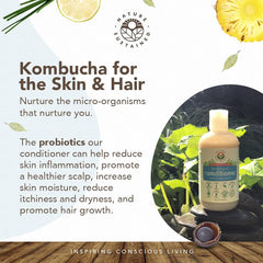 Nature Sustained conditioner lather demonstrates gentle cleansing and natural nutrients.