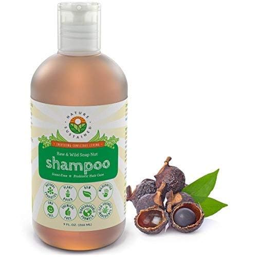 Nature Sustained soapberry lather closeup highlights gentle cleansing with probiotic support.