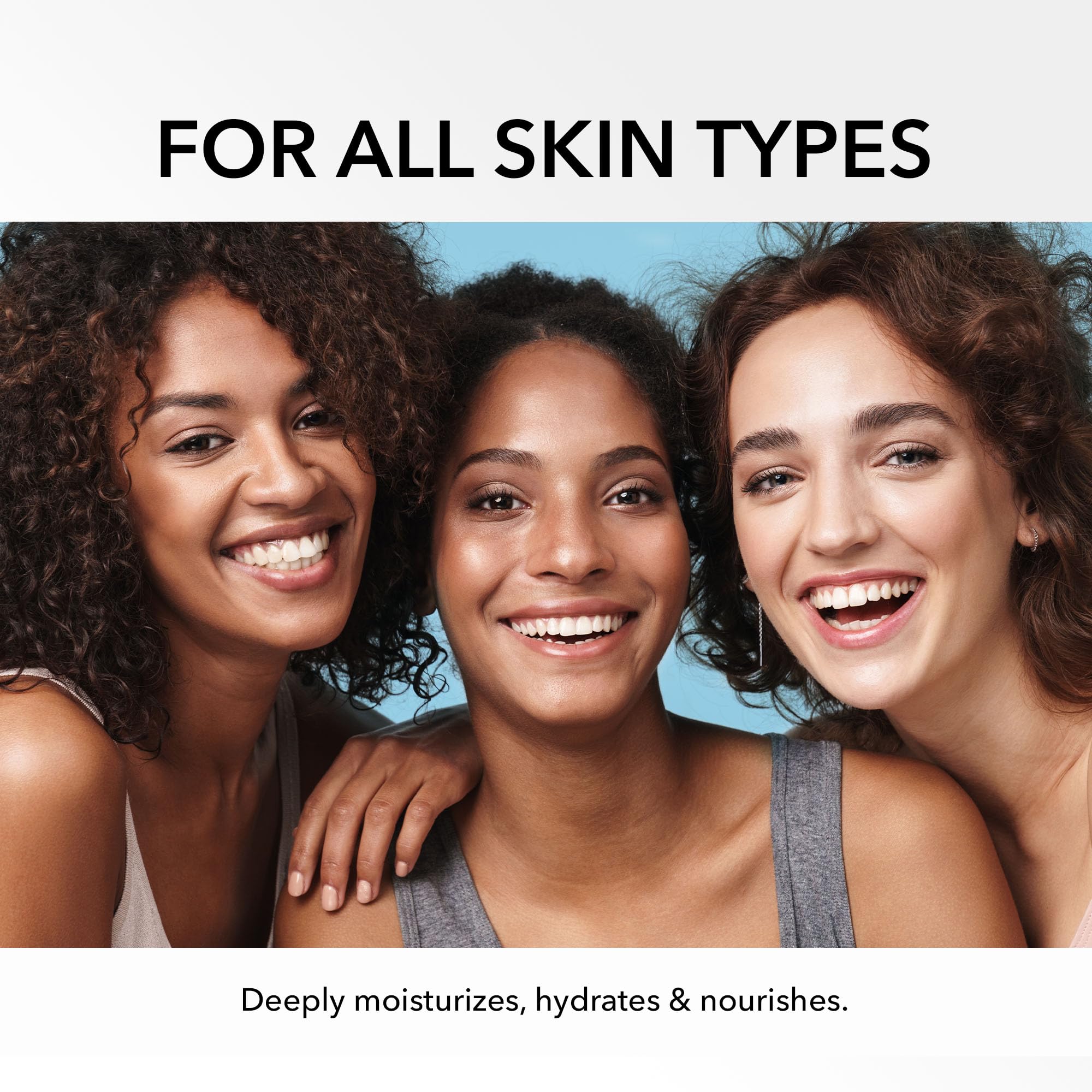 Nature Theory lightweight moisturizer delivers a non-greasy, subtle glow.