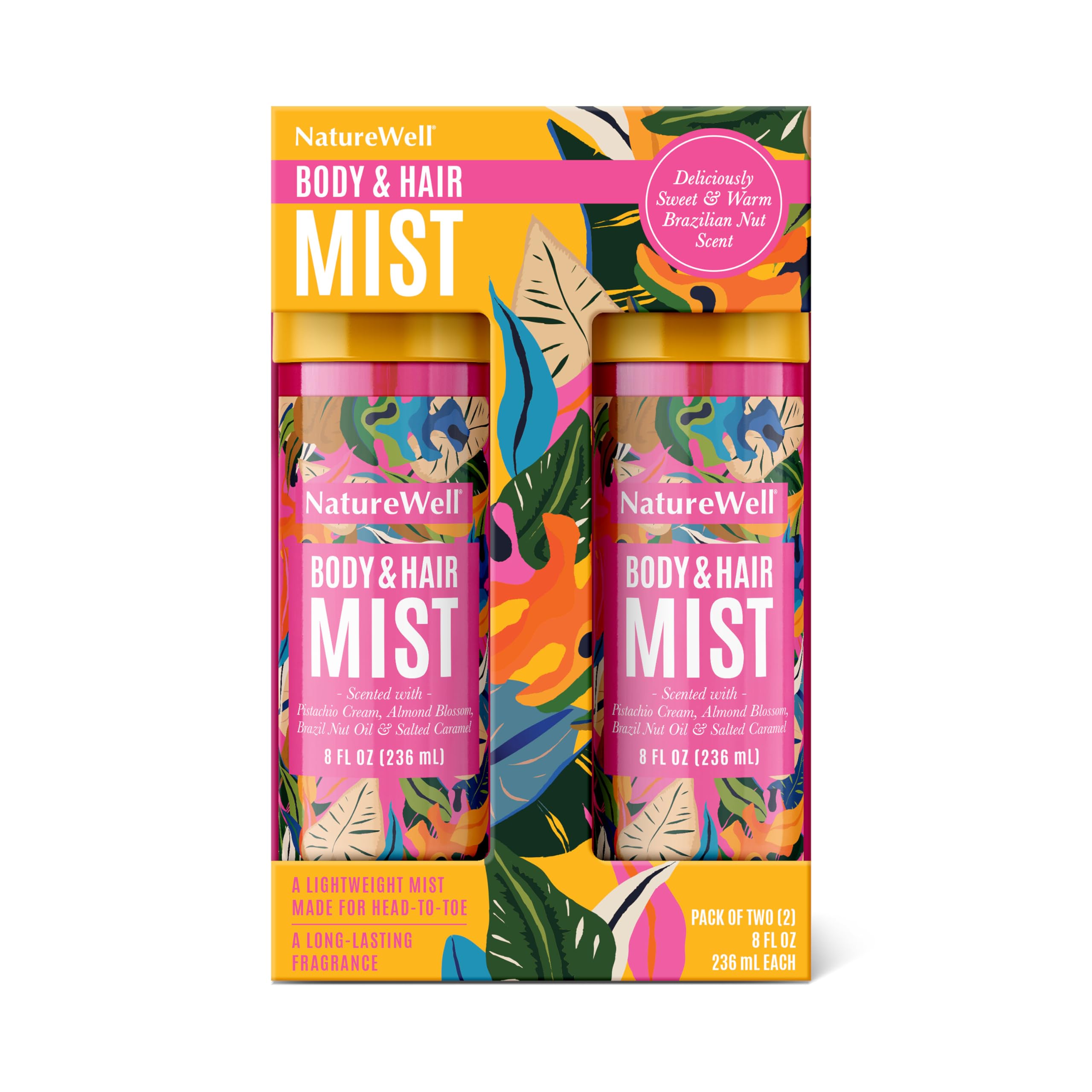 Nature Well Cheeky Mist on hair application demonstrating light scent