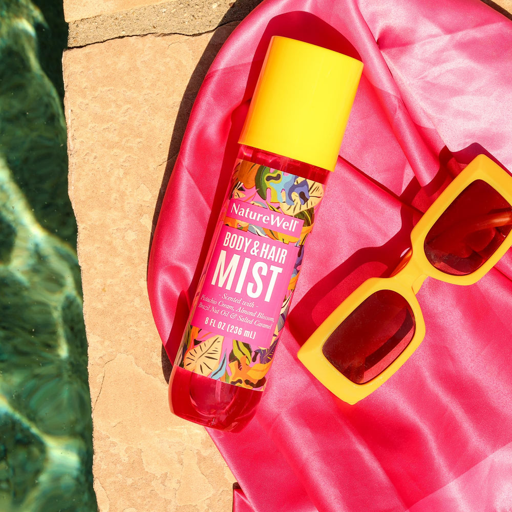 Nature Well Cheeky Mist layered scent concept for easy stacking