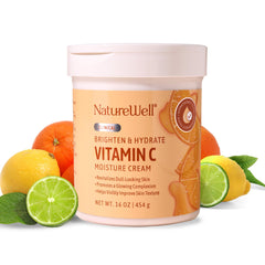 Nature Well clinical brighten hydrate cream 16oz jar — potential brightening for even-toned glow