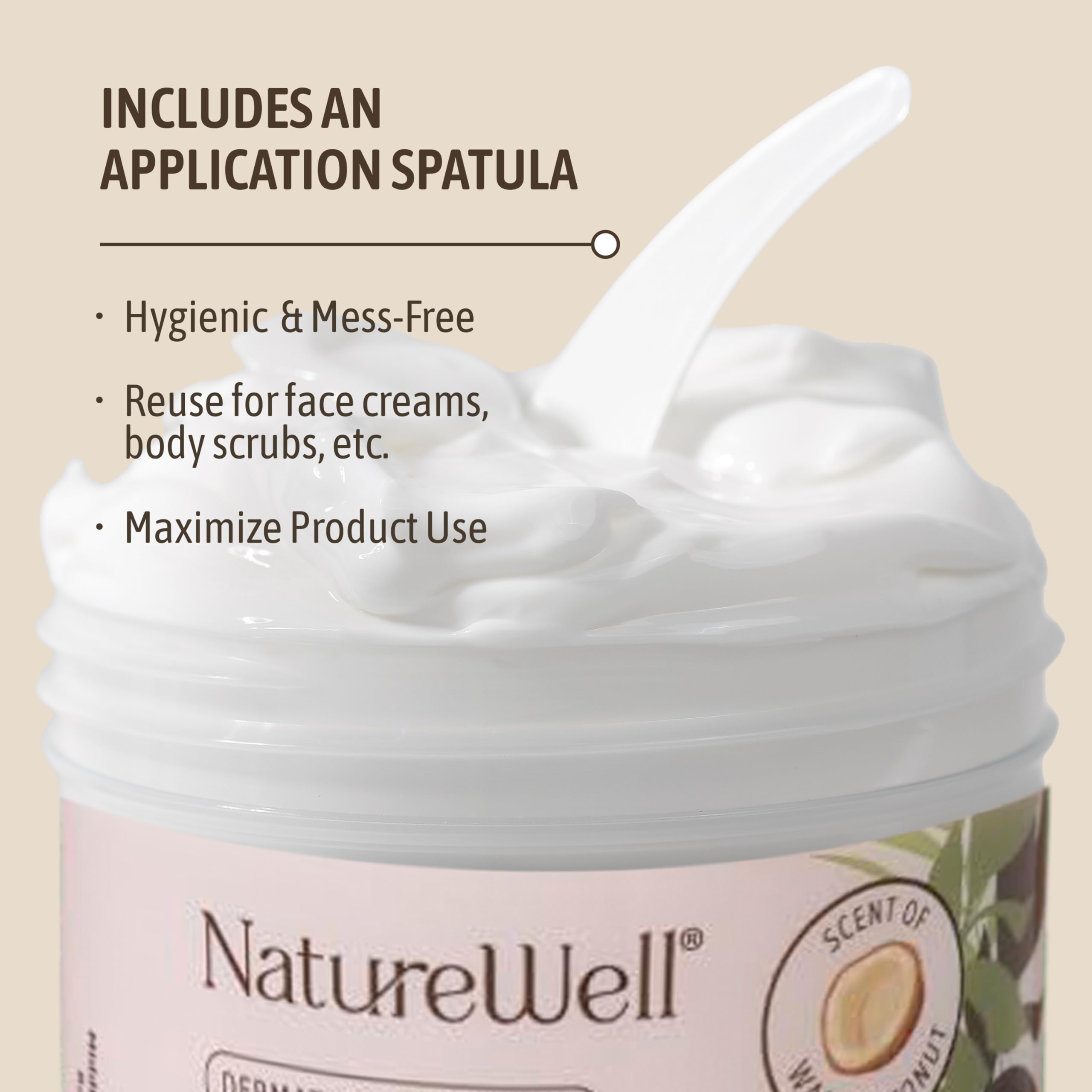 Nature Well cruelty-free logo indicating ethical skincare choice.