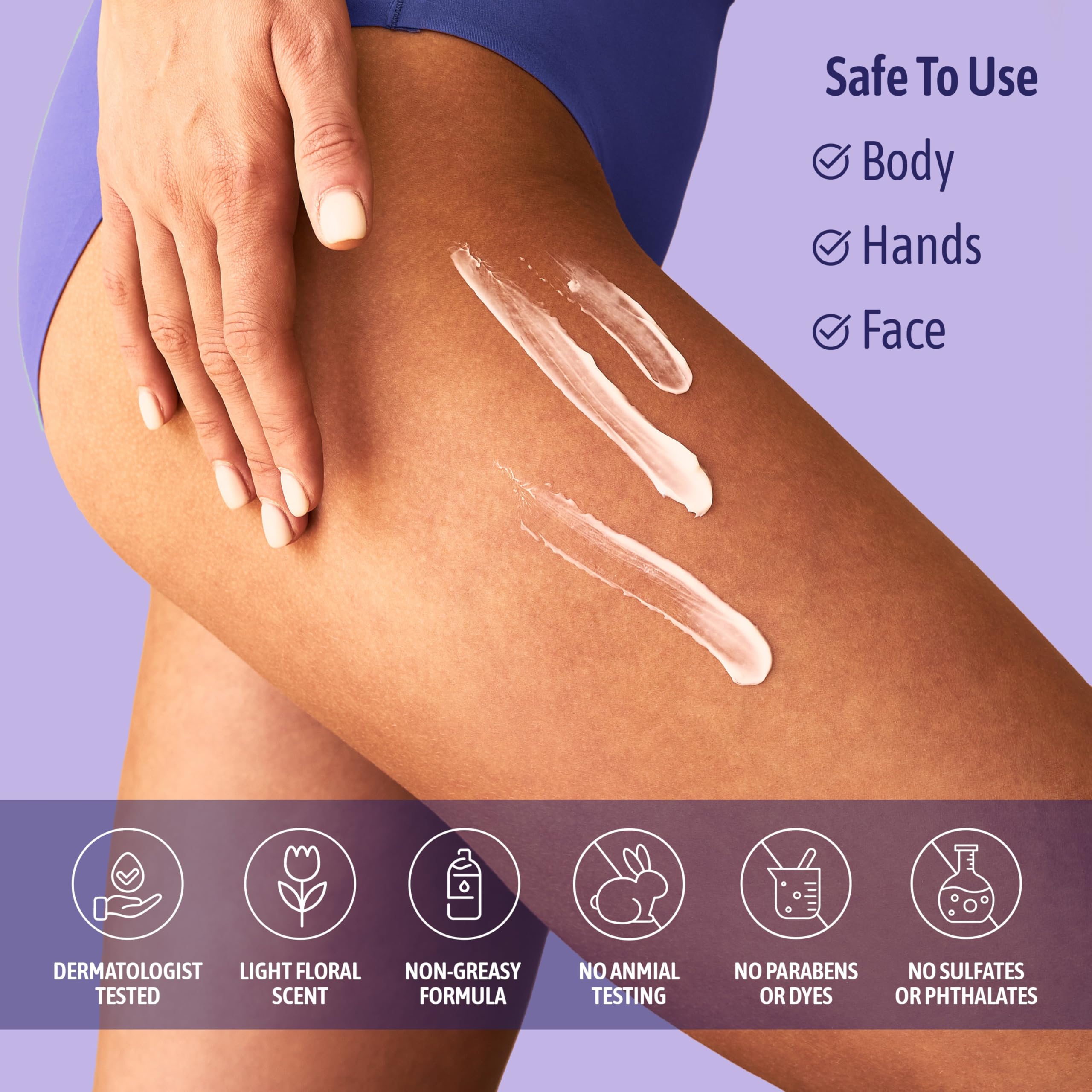 Nature Well dermatologist tested cruelty-free badge signals clean, ethical skincare.