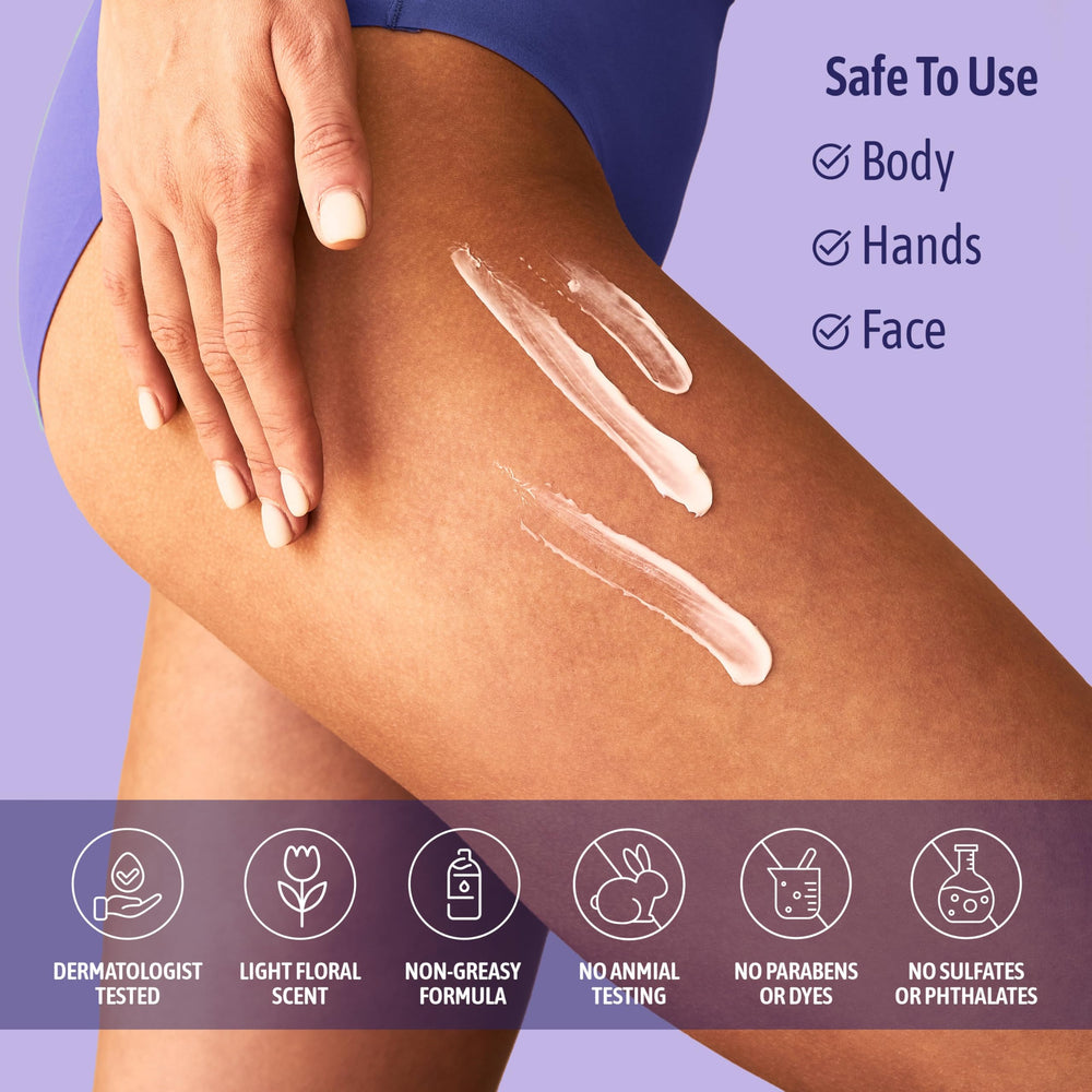 Nature Well dermatologist tested cruelty-free badge signals clean, ethical skincare.
