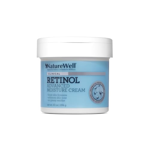 Nature Well Retinol Advanced Moisture Cream body-application swatch demonstrates all-over moisturization with a non-greasy finish.