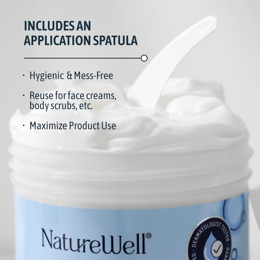 Nature Well Retinol Advanced Moisture Cream night-routine scene suggests gentle, nightly hydration.