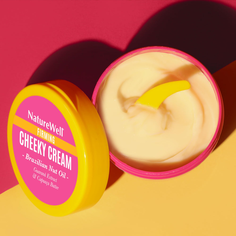 Salted caramel scent swirl conveys indulgent fragrance during application