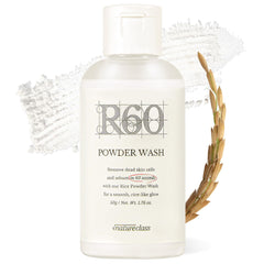 Natureclass R60 powder-to-foam cushion for gentle cleansing and pore refinement.