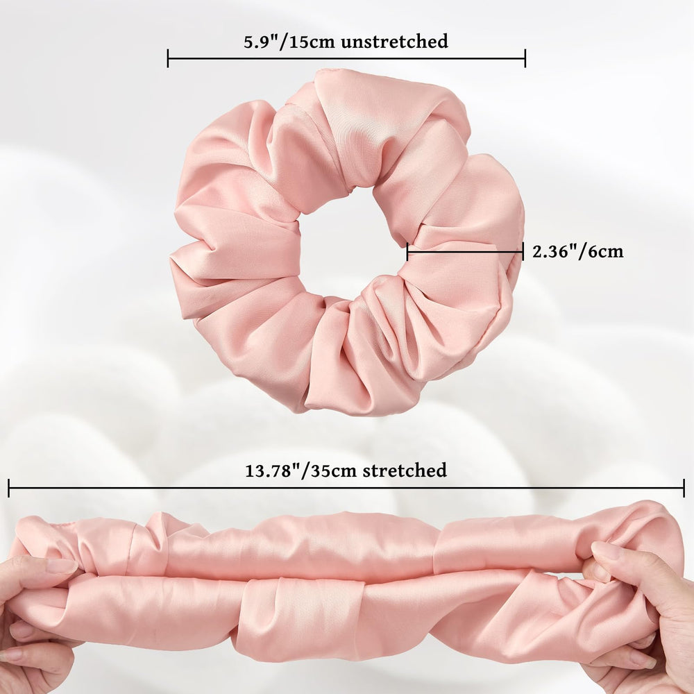NatureKess no-dents silk scrunchies: prevents dents and pulling