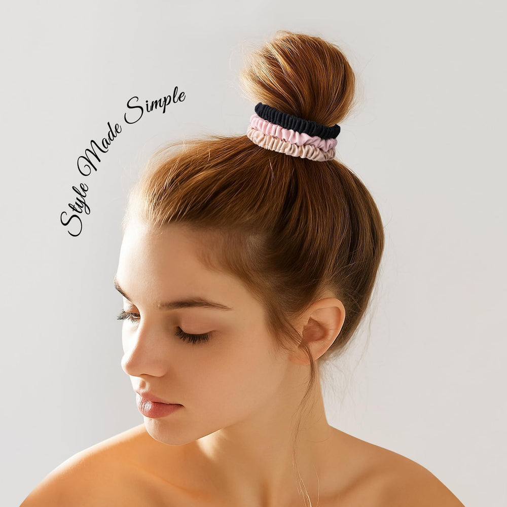 NatureKess silk scrunchies for sleep: protects hair while resting