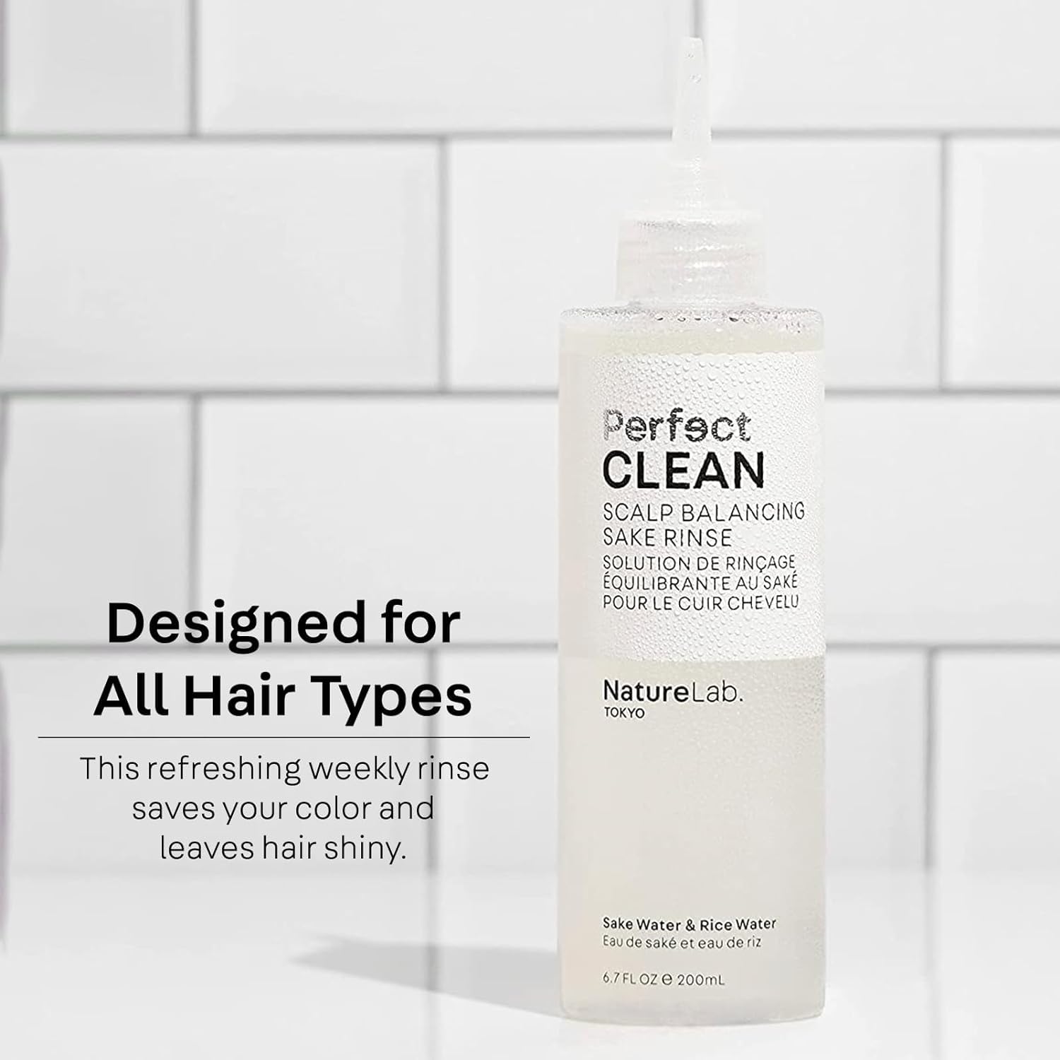 NatureLab.TOKYO Perfect Clean duo pack back for ingredient highlights.