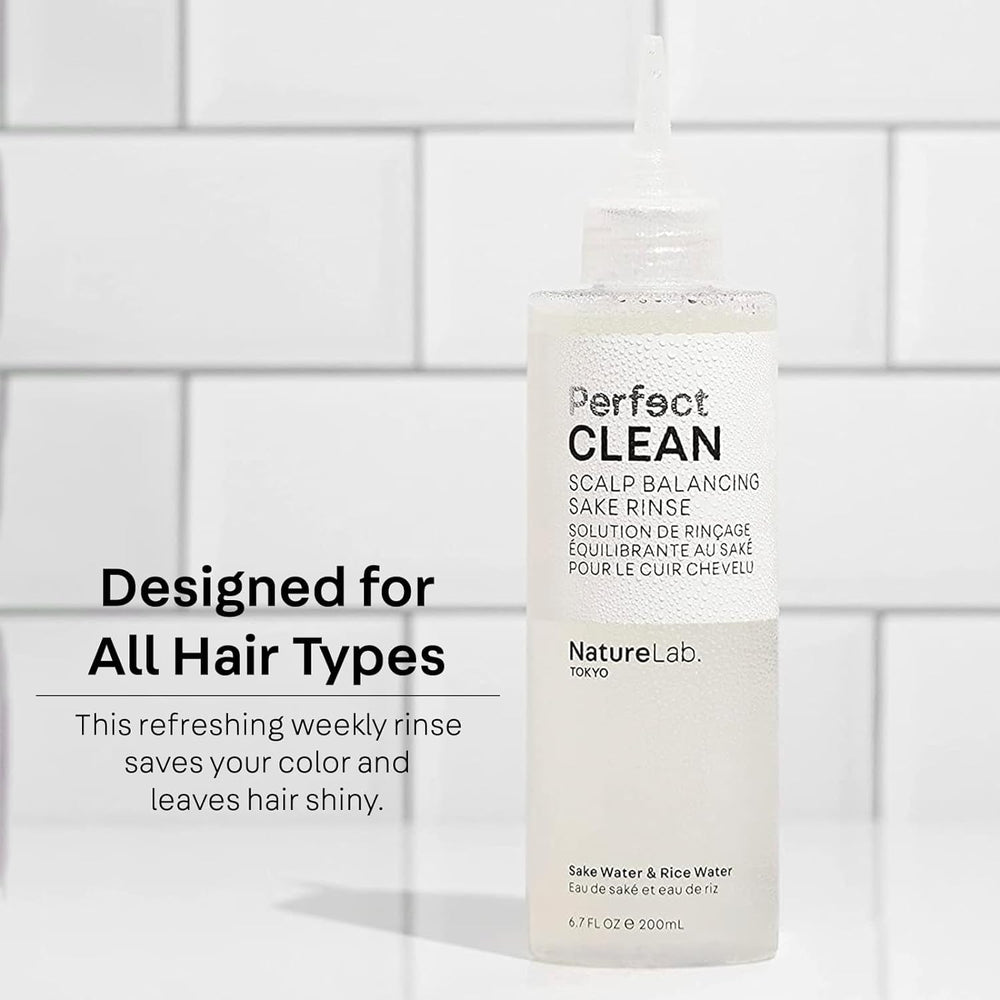 NatureLab.TOKYO Perfect Clean duo pack back for ingredient highlights.